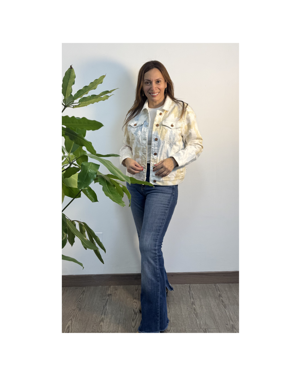 Casaca denim multicolor - Pilcro