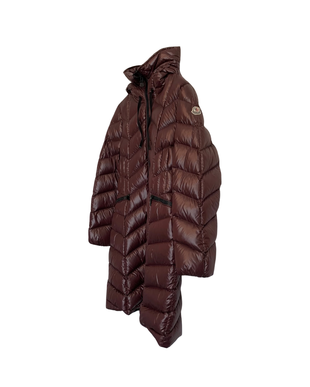 Casaca larga guinda - Moncler