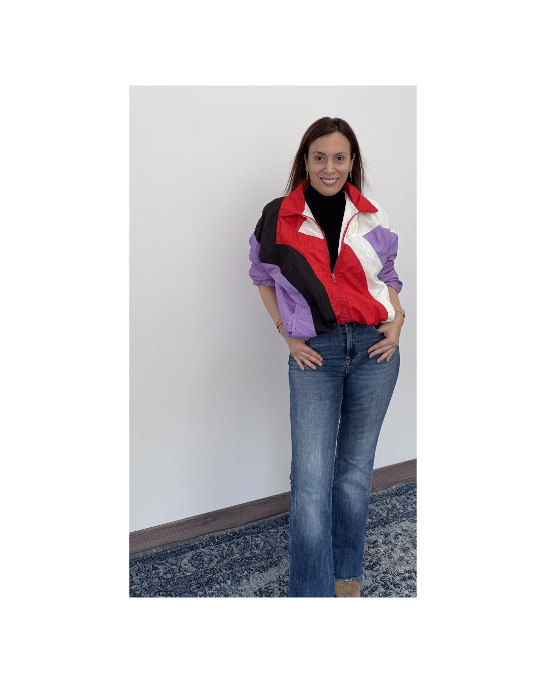 Casaca retro multicolor - Vintage