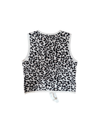 Chaleco tejido animal print - Le Coquelicot