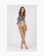 Chaleco tejido animal print - Le Coquelicot