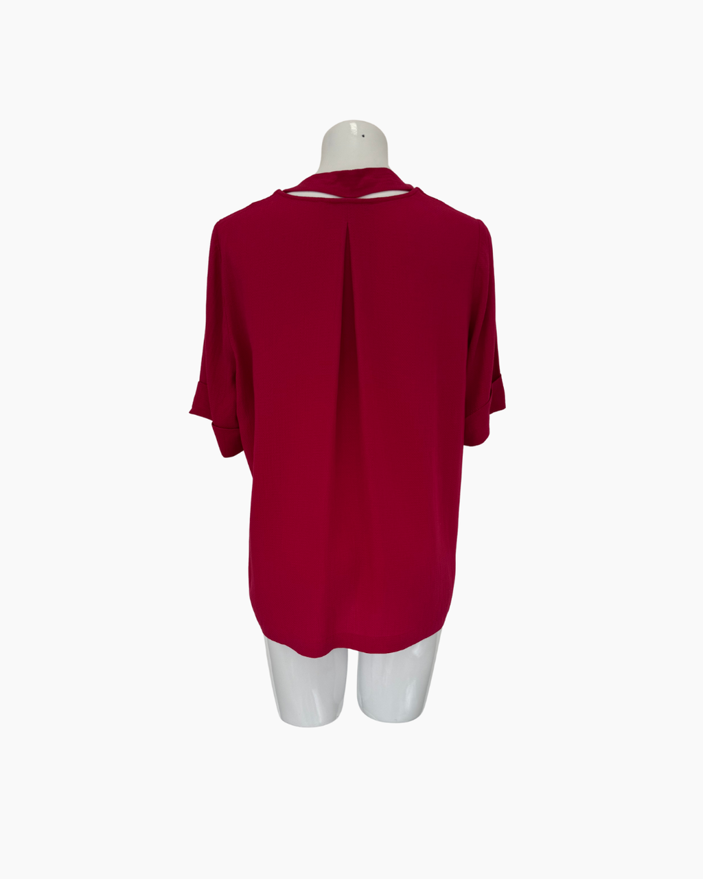 Blusa de manga corta color vino - Comptoir des Cottoniers