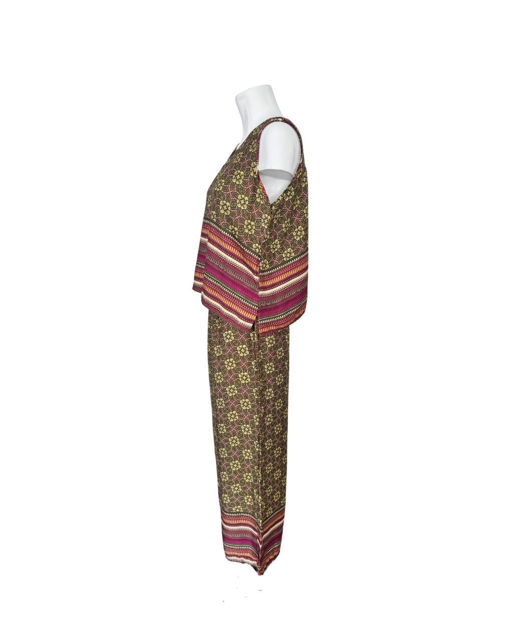 Conjunto blusa manga cero y pantalon palazzo - Amalfitana