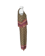 Conjunto blusa manga cero y pantalon palazzo - Amalfitana