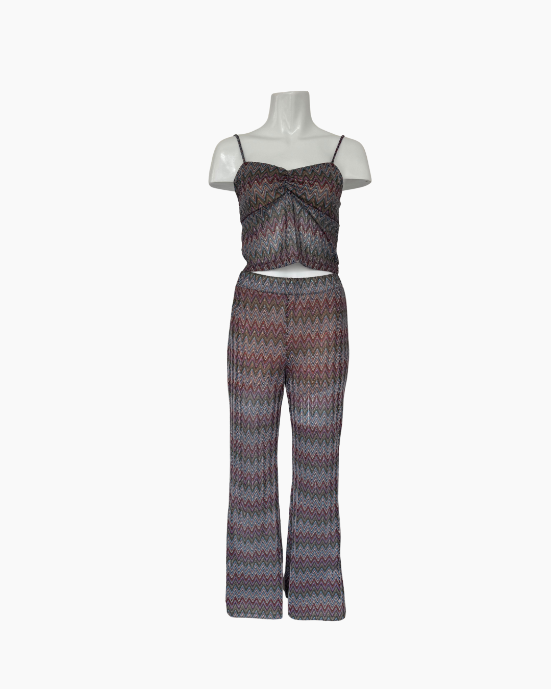 Conjunto tejido de pantalon y top Denimlab
