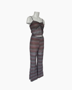 Conjunto tejido de pantalon y top Denimlab