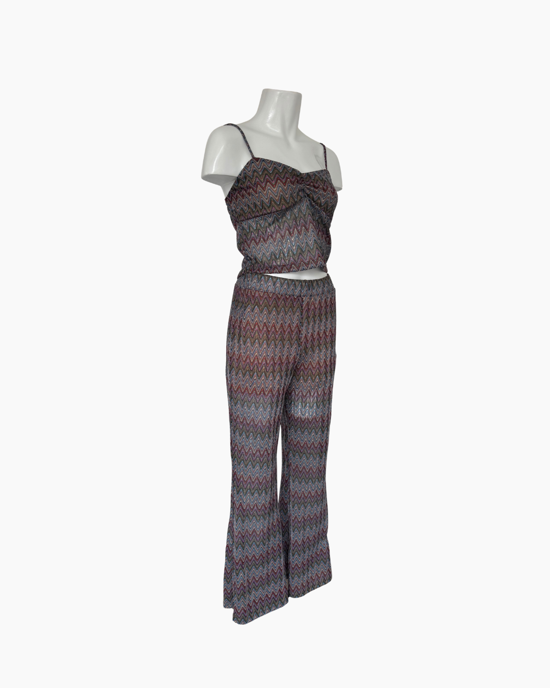 Conjunto tejido de pantalon y top Denimlab