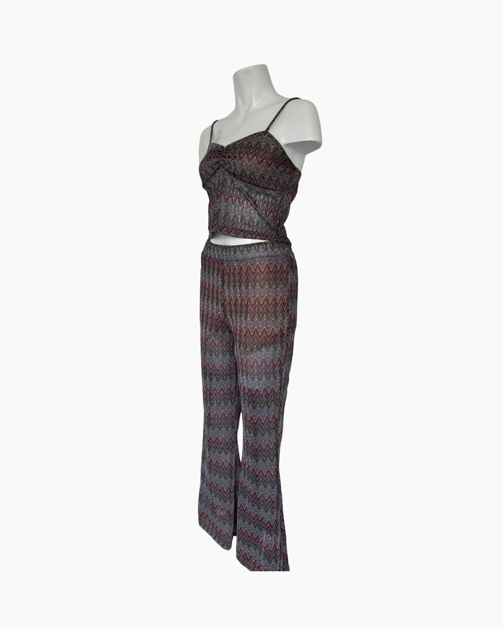 Conjunto tejido de pantalon y top Denimlab
