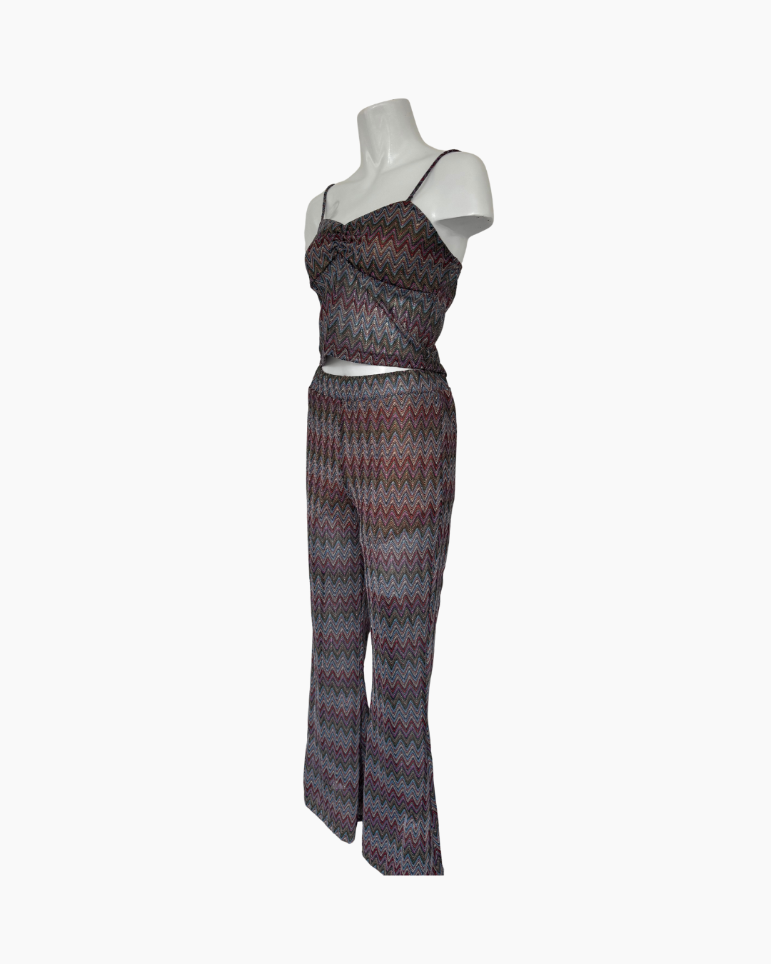 Conjunto tejido de pantalon y top Denimlab
