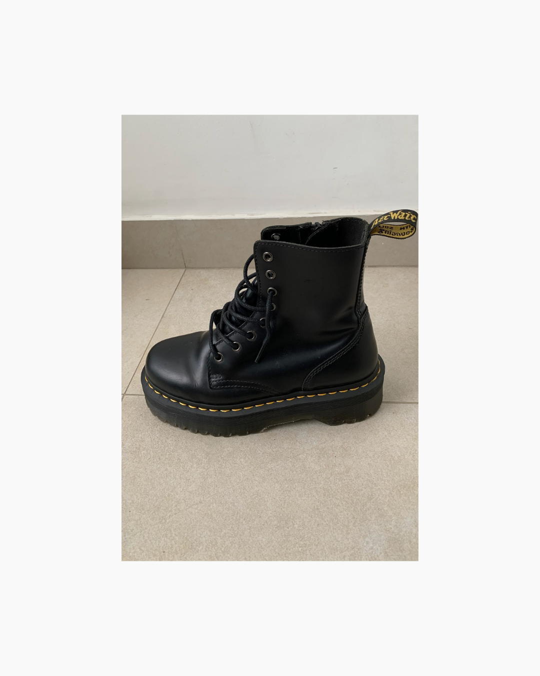 Botines caña alta negros - Dr Martens