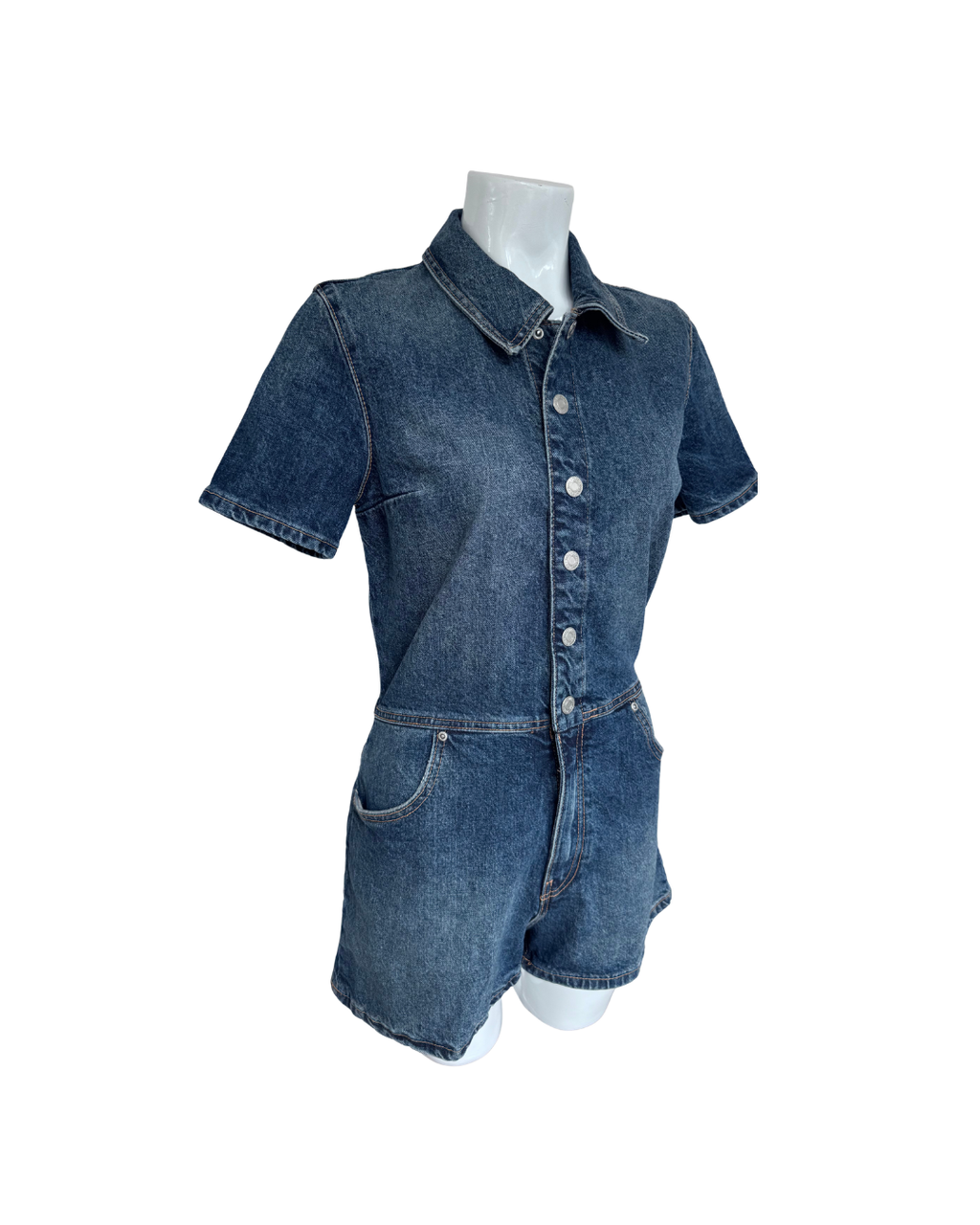 Enterizo denim azul - Zara