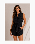 Romper negro sin mangas - Banana Republic