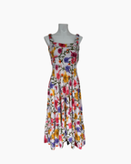 Vestido midi sin mangas floreado - Fasce
