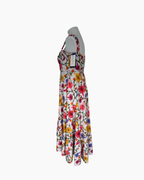 Vestido midi sin mangas floreado - Fasce