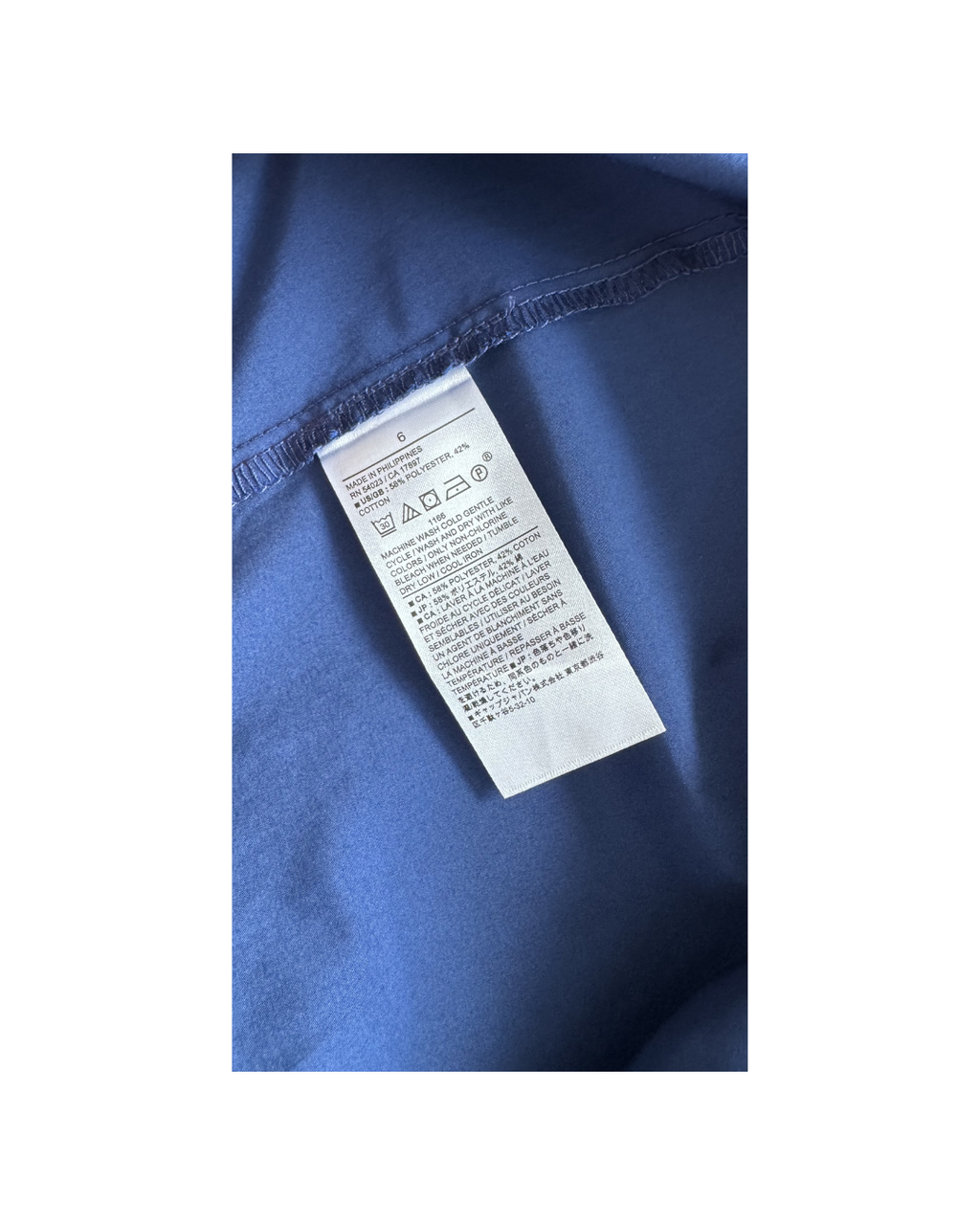 Falda azul en A - Banana Republic
