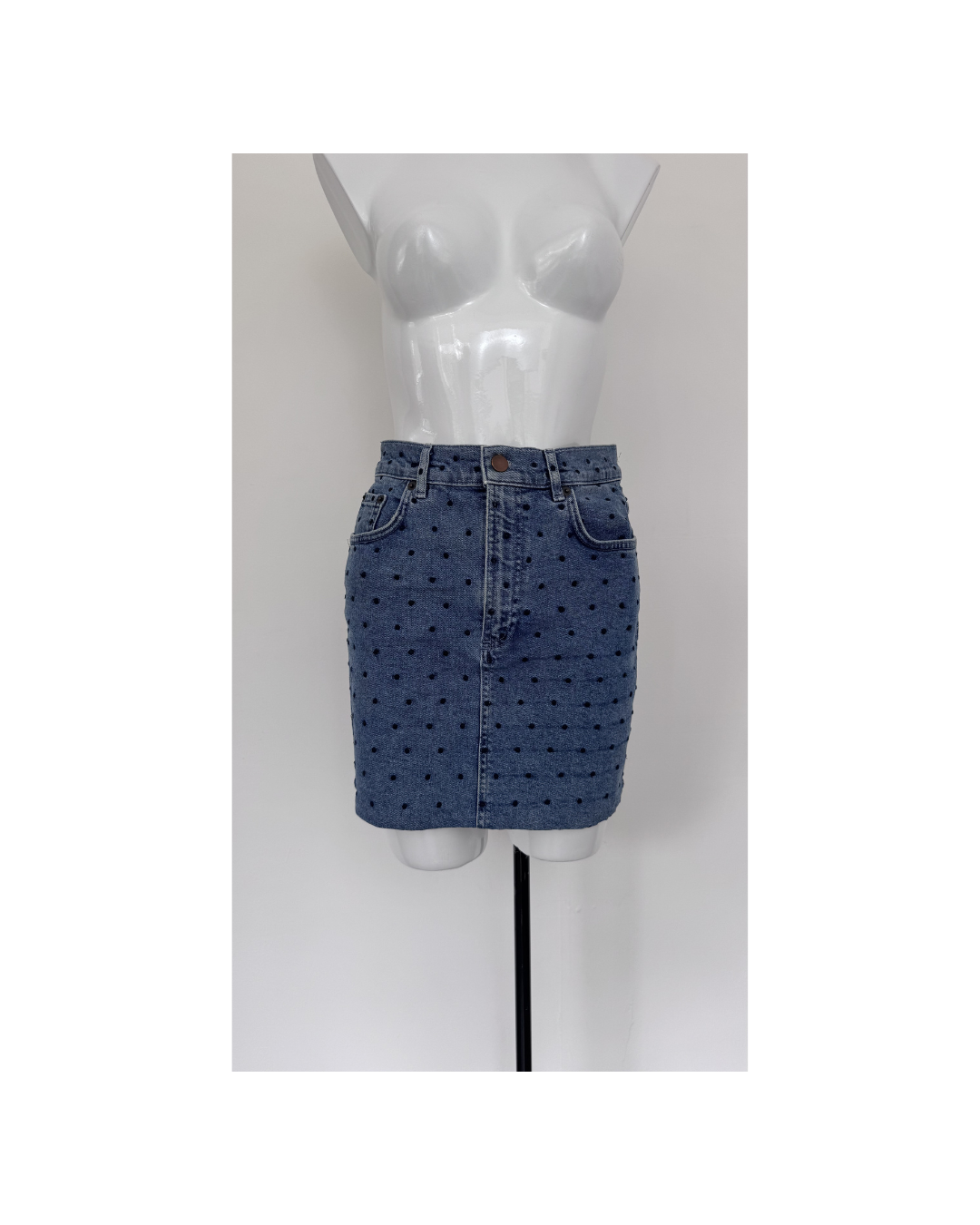 Falda mini denim celeste - & Other Stories
