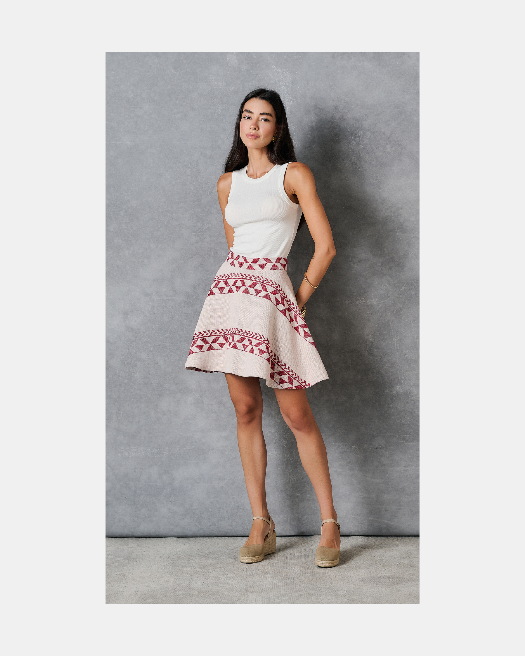 Falda mini rosada - Maje