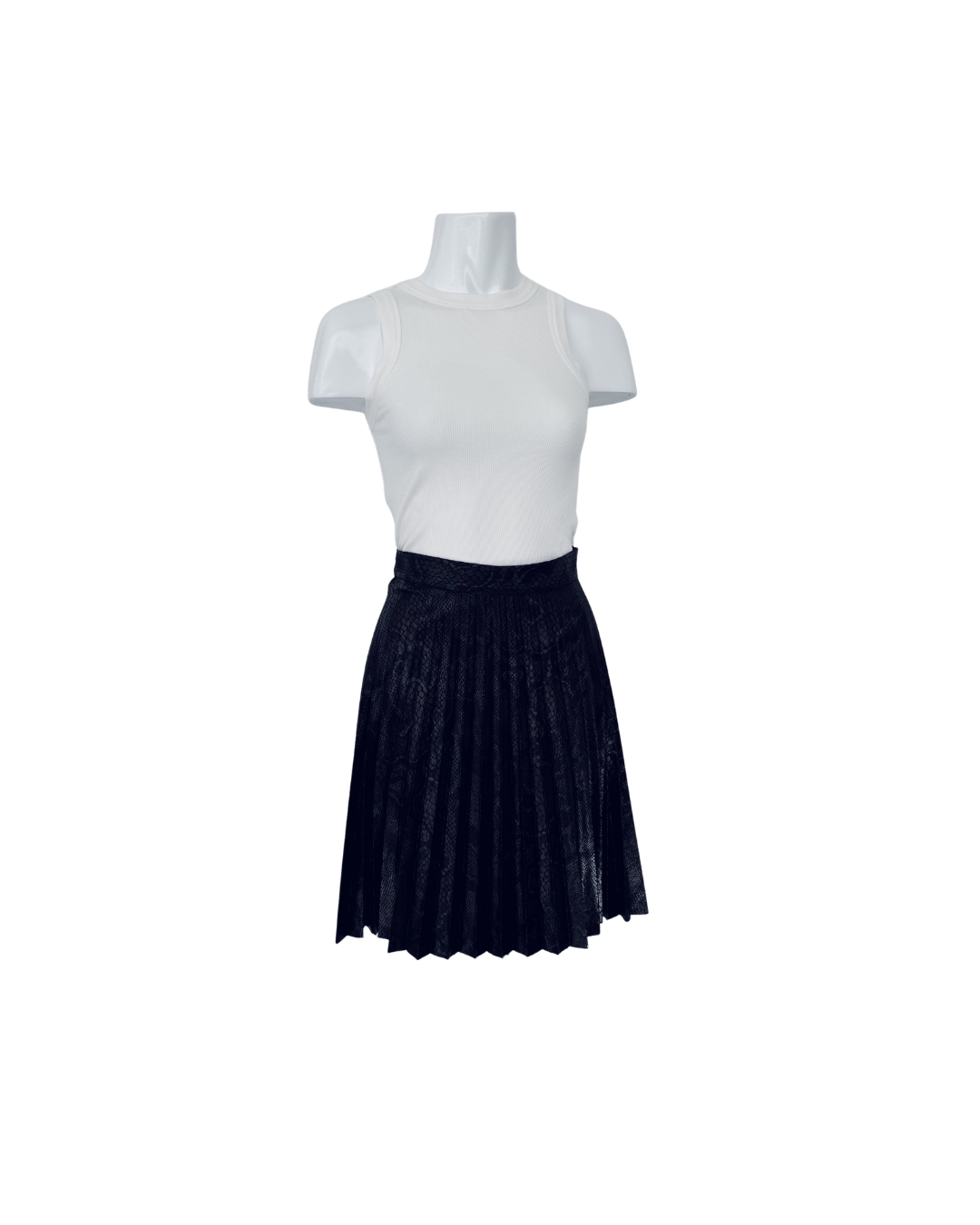 Minifalda plisada negra - Rhoda