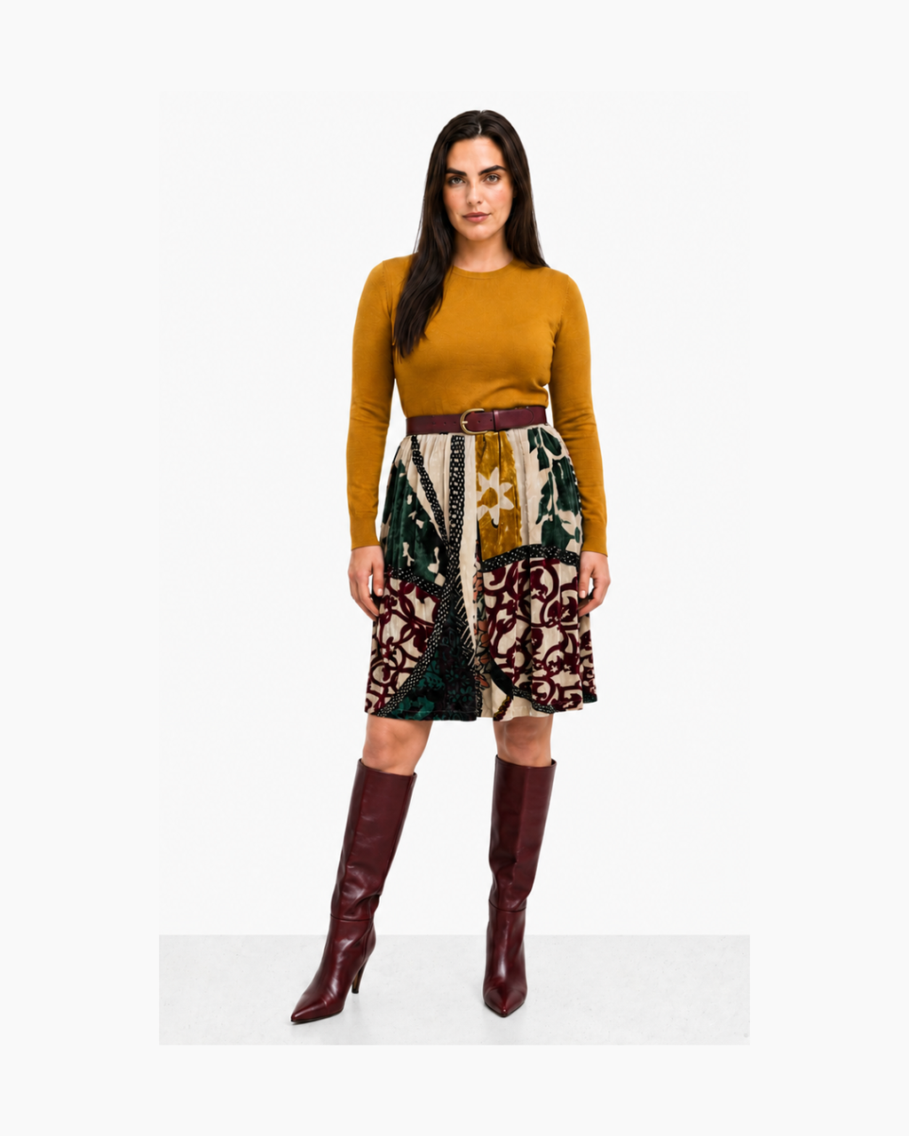 Falda corta terciopelo multicolor - Etro