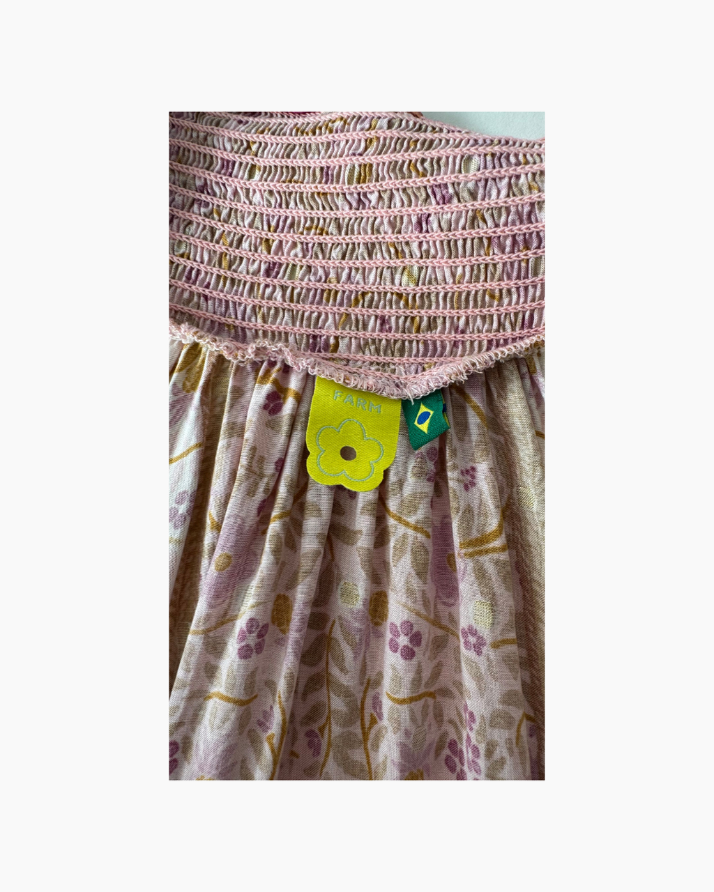 Blusa de manga 3/4 floral rosada - Farm Rio