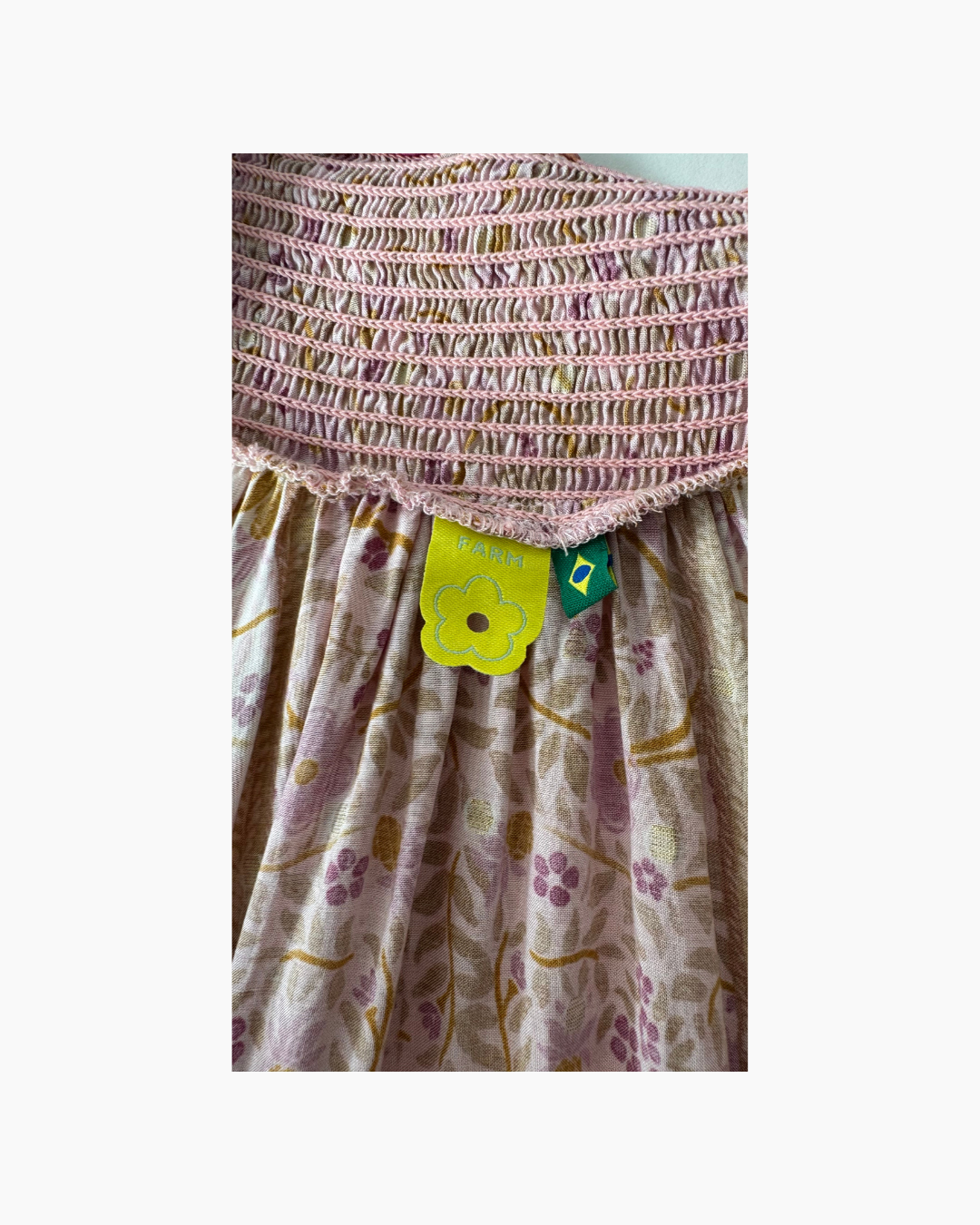 Blusa de manga 3/4 floral rosada - Farm Rio