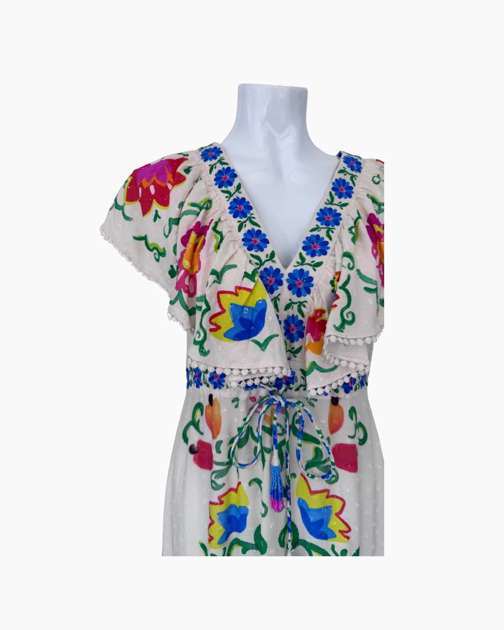 Maxivestido multicolor sin mangas - Farm Rio