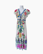 Maxivestido multicolor sin mangas - Farm Rio