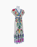 Maxivestido multicolor sin mangas - Farm Rio