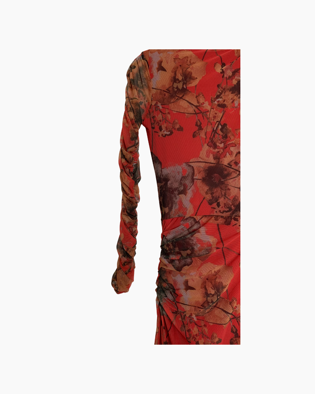 Maxivestido rojo de manga larga - Frama Shop
