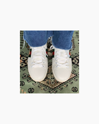 Zapatillas blancas de cuero - Gucci