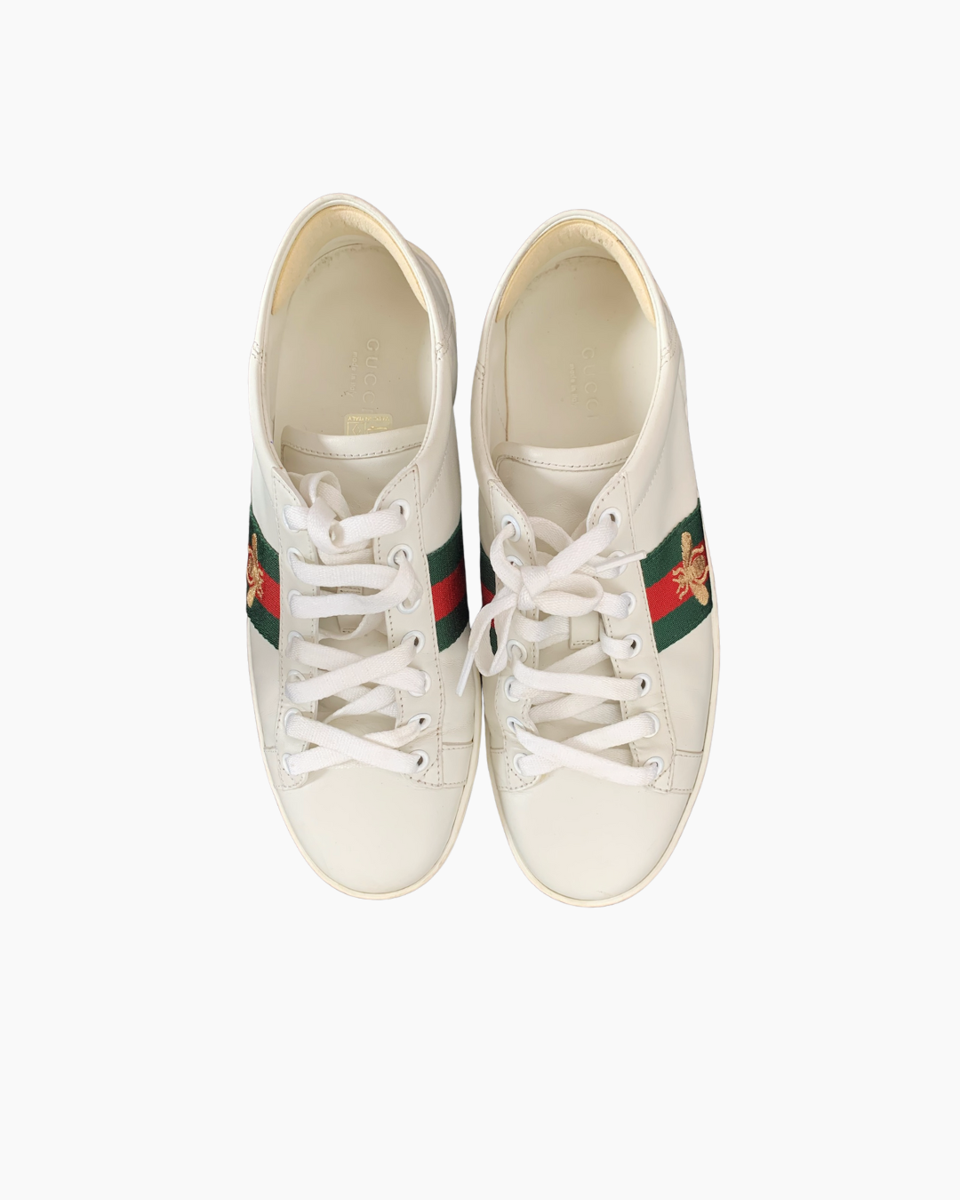 Zapatillas blancas de cuero - Gucci