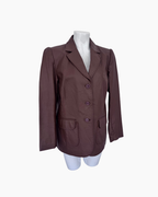 Blazer de cuero marron - JCC