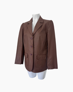 Blazer de cuero marron - JCC