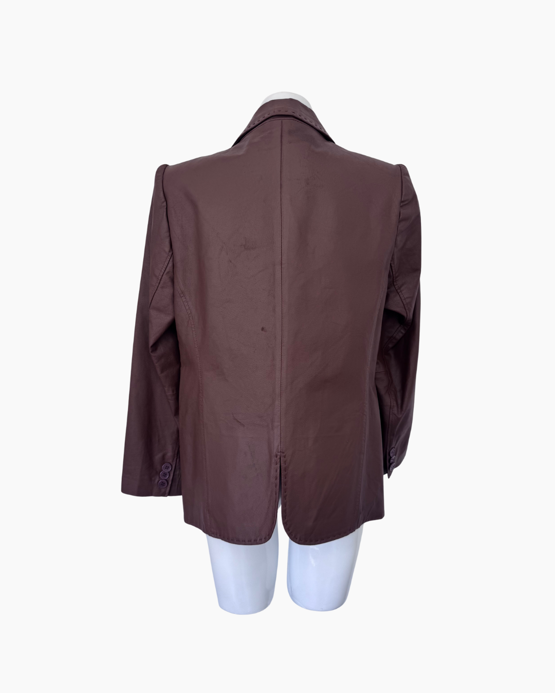 Blazer de cuero marron - JCC