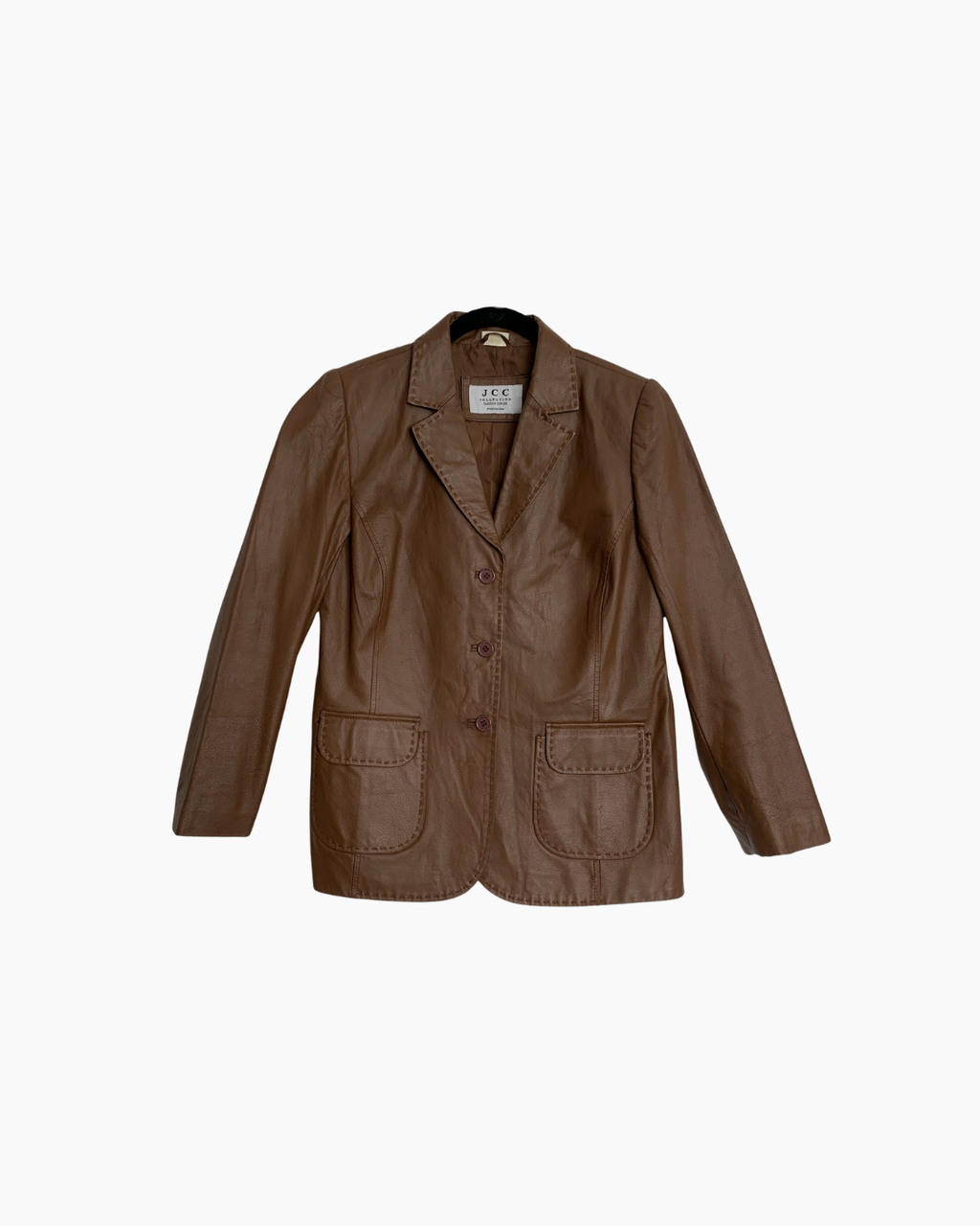 Blazer de cuero marron - JCC