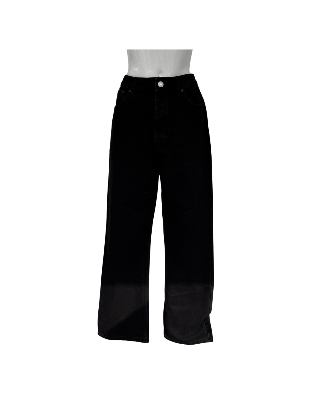 Jean tiro alto negro - Zara