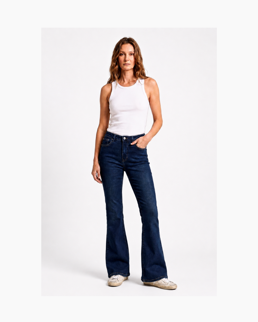 Jean stretch bootcut azul - Amalfitana