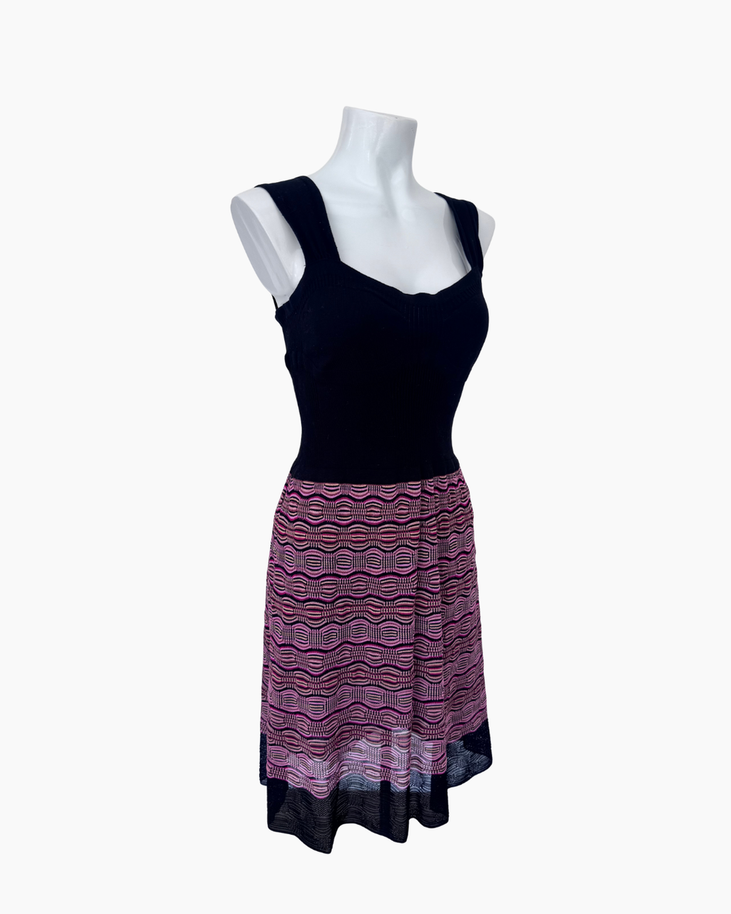 Vestido tejido sin mangas negro - Missoni