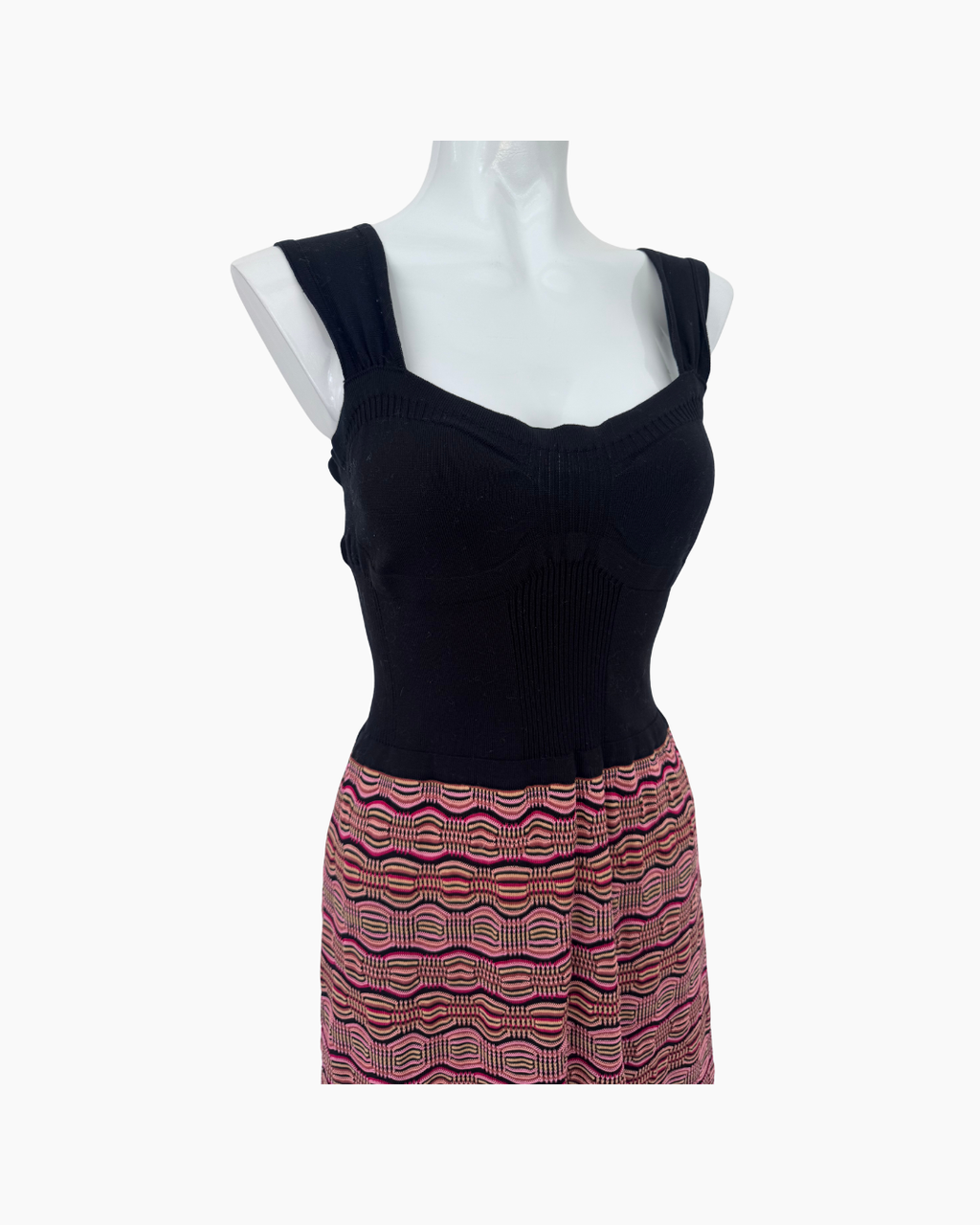 Vestido tejido sin mangas negro - Missoni