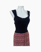 Vestido tejido sin mangas negro - Missoni