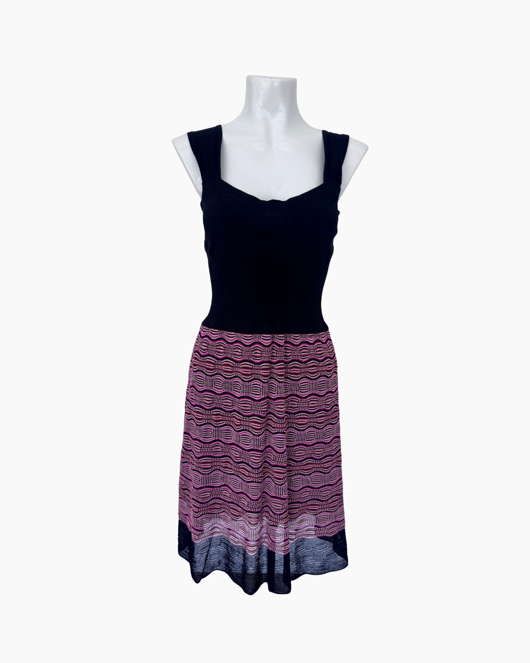 Vestido tejido sin mangas negro - Missoni