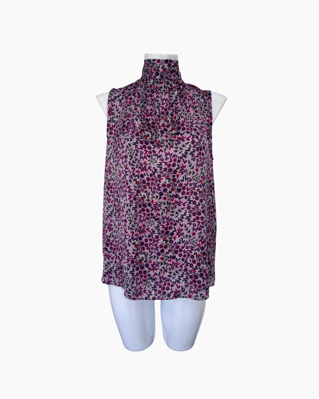 Blusa floral sin mangas - Mango