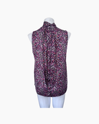 Blusa floral sin mangas - Mango
