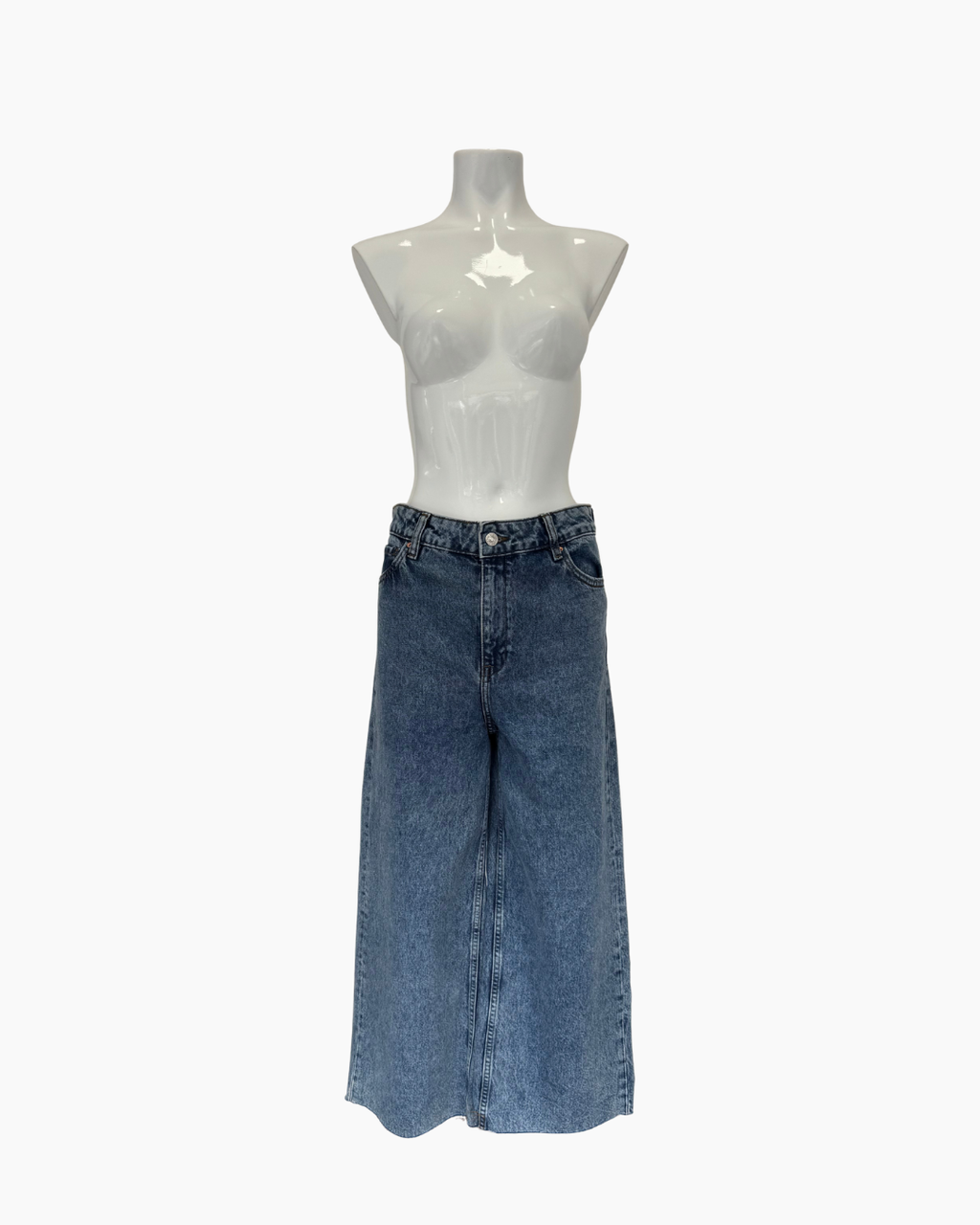 Jean boca ancha celeste - Mango