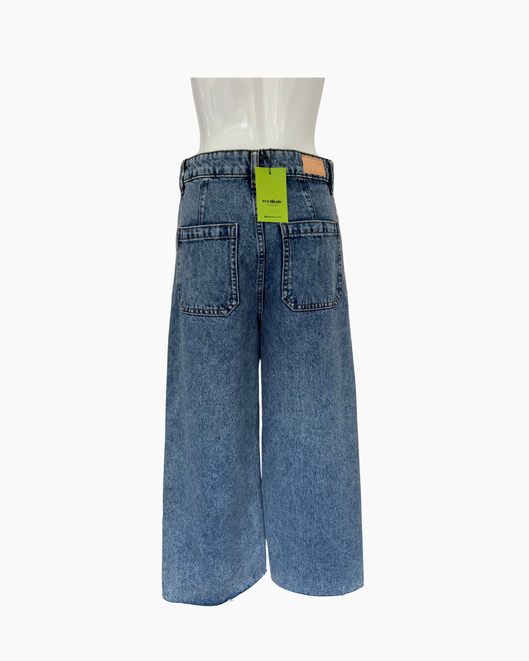Jean boca ancha celeste - Mango