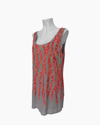 Vestido corto sin mangas con aplicaciones de lentejuelas - Mango