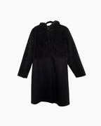 Abrigo largo de lana negro - Max Mara Weekend