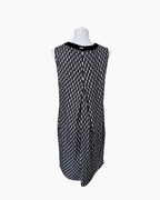 Vestido sin mangas hueso y negro - Max Mara Weekend