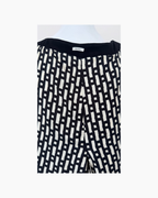 Vestido sin mangas hueso y negro - Max Mara Weekend