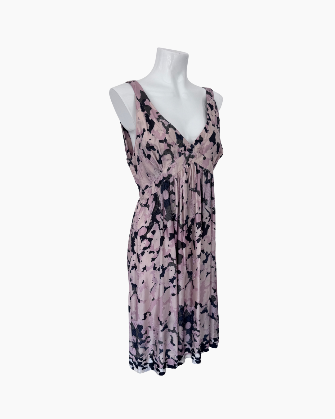Vestido mini sin mangas rosado - Max Mara Weekend